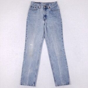 Levi's Vintage 90s 512 Slim Fit Straight Leg Jeans 7 Light Wash